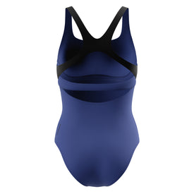 Speedo Women's Solid Flex Band One Piece Swimsuit