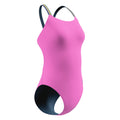 Speedo Women's Solid Comfort V-Back One Piece Swimsuit  One Piece Swimsuits  Speedo