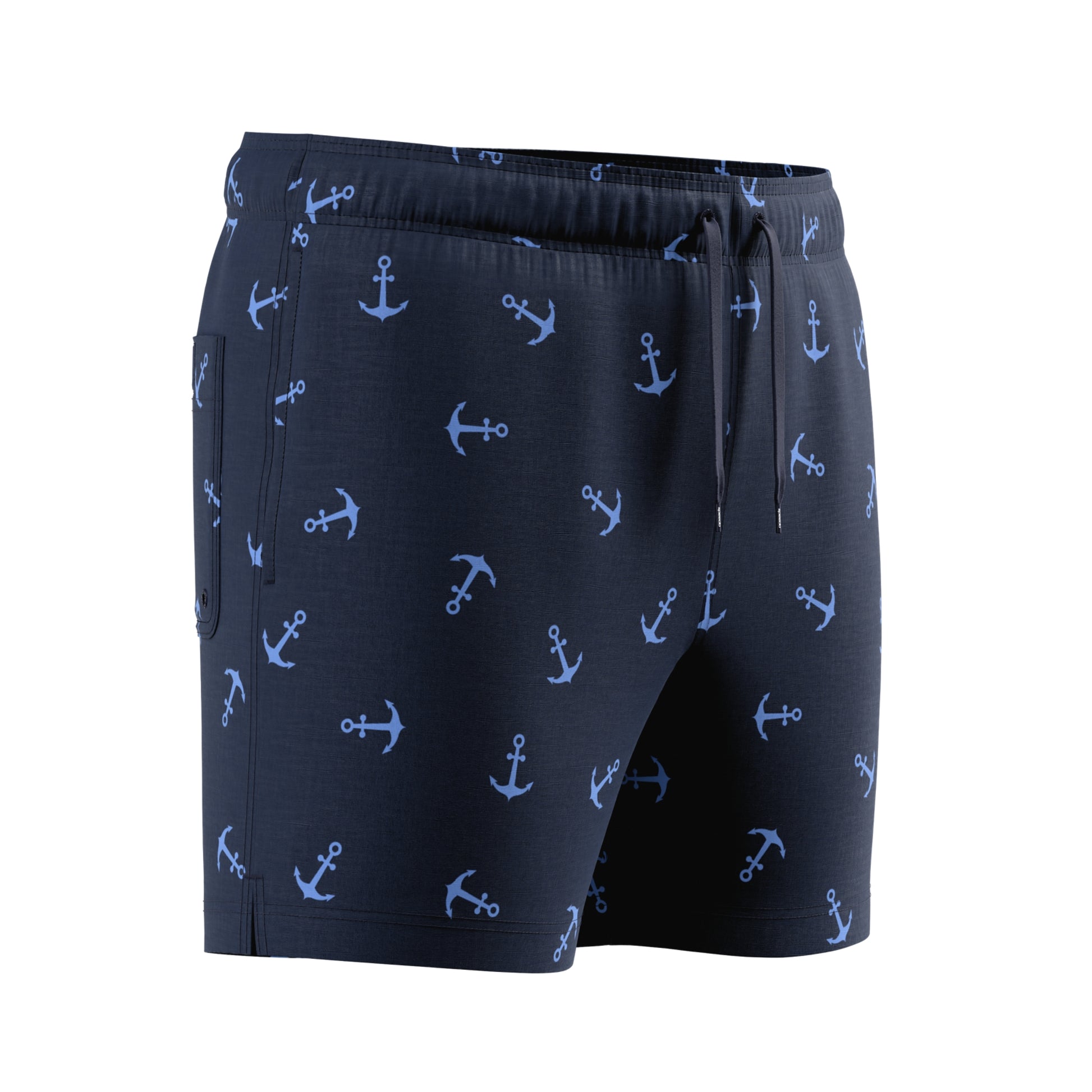 Speedo Men's Printed Redondo Edge 16" Volley Swim Short  - Peacoat  Men's Volley Short  Speedo