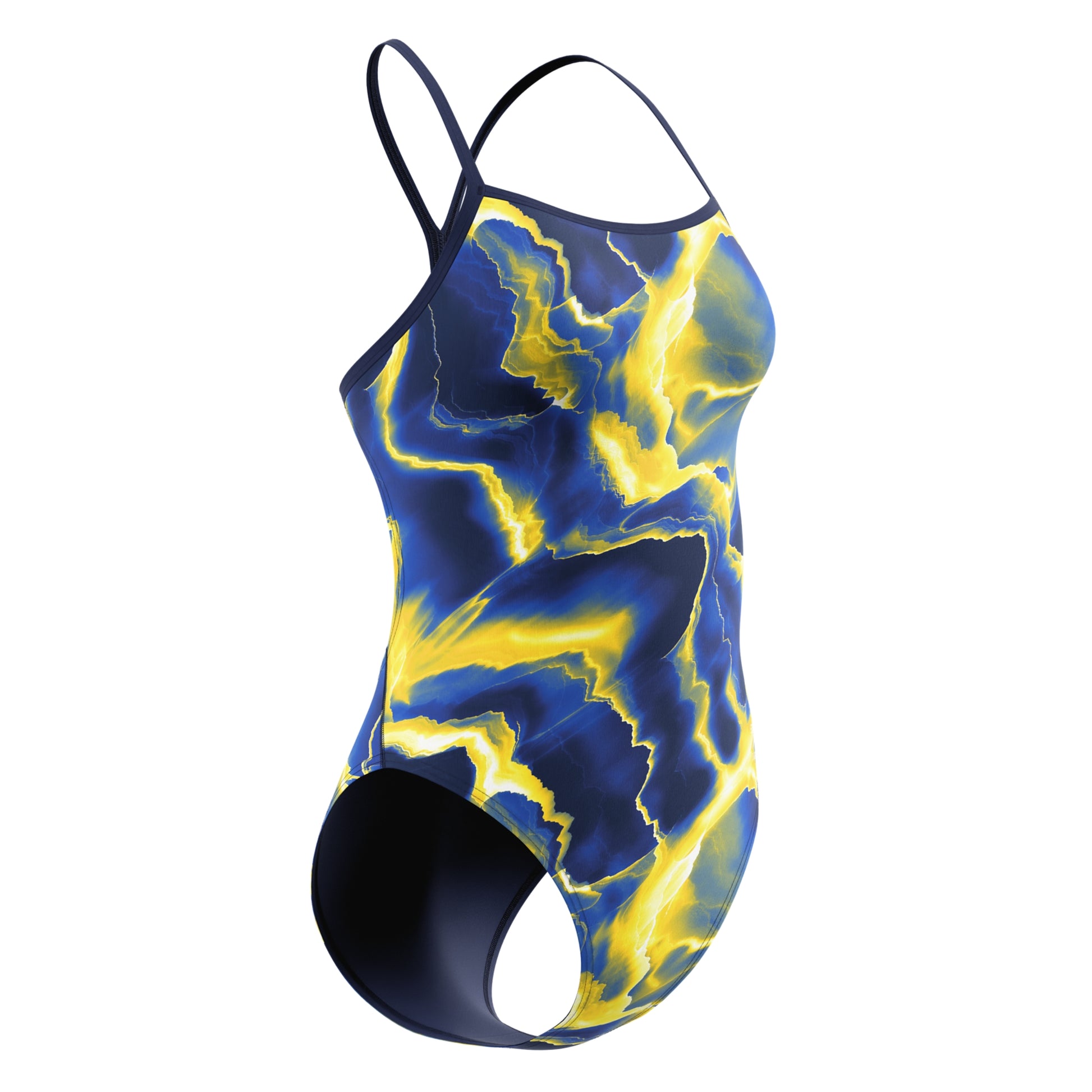 Speedo Women's Team Lightning V-Back One Piece Swimsuit  One Piece Swimsuits  Speedo