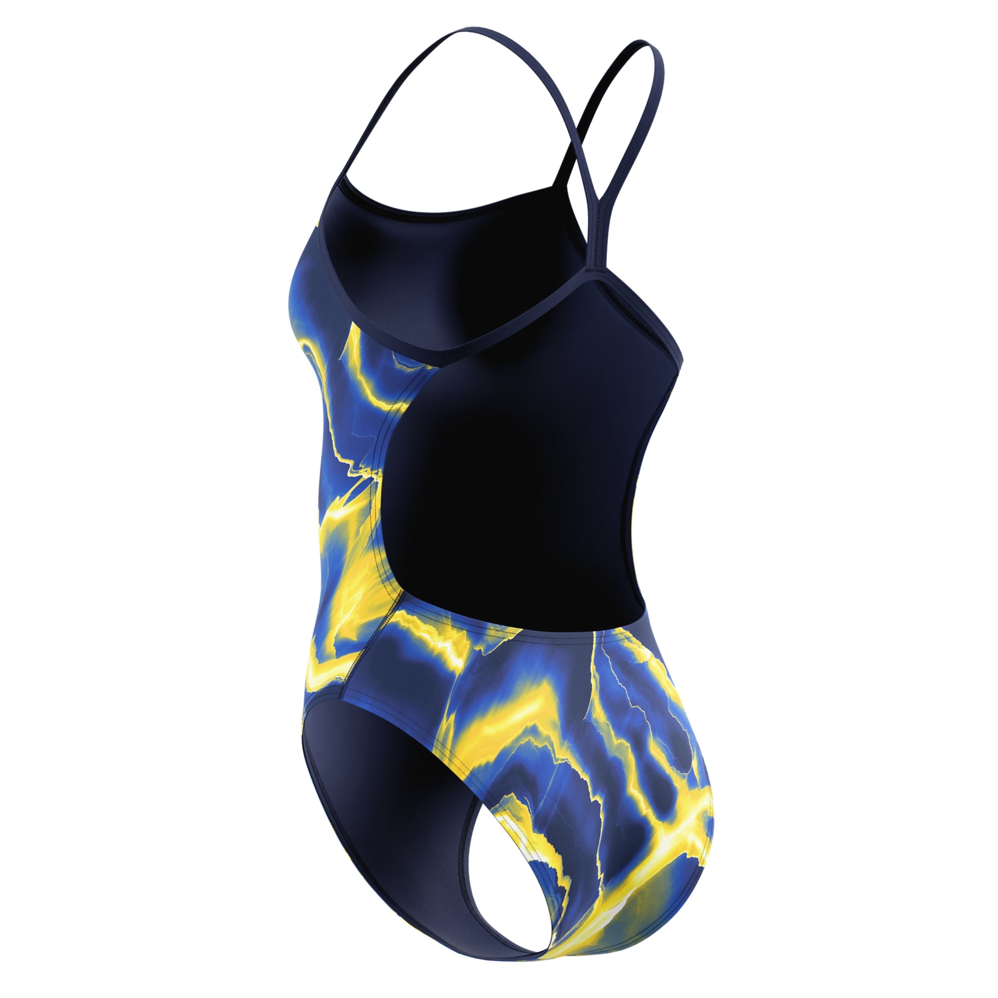 Speedo Women's Team Lightning V-Back One Piece Swimsuit  One Piece Swimsuits  Speedo
