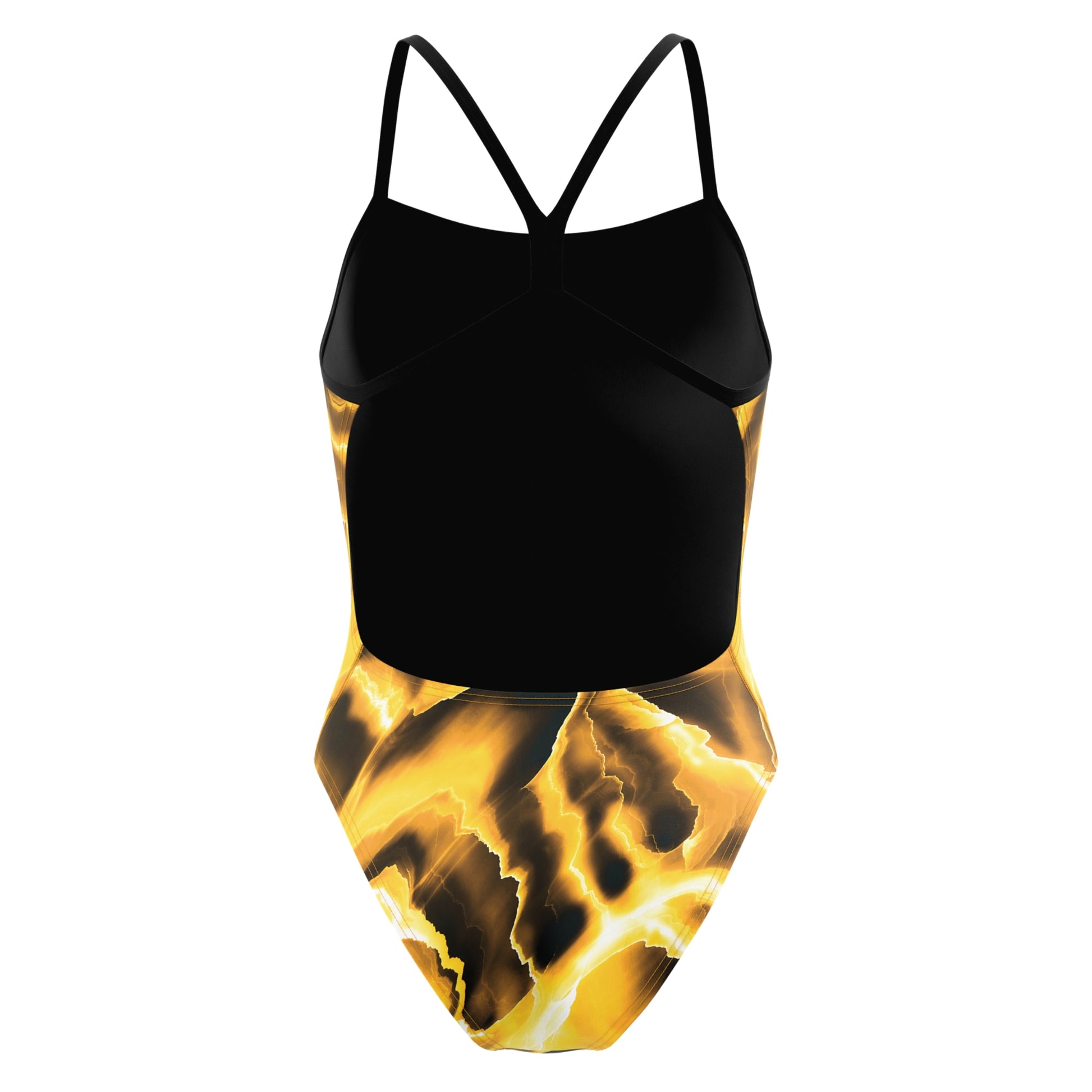 Speedo Women's Team Lightning V-Back One Piece Swimsuit  One Piece Swimsuits  Speedo