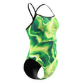 Speedo Women's Team Lightning V-Back One Piece Swimsuit  One Piece Swimsuits  Speedo