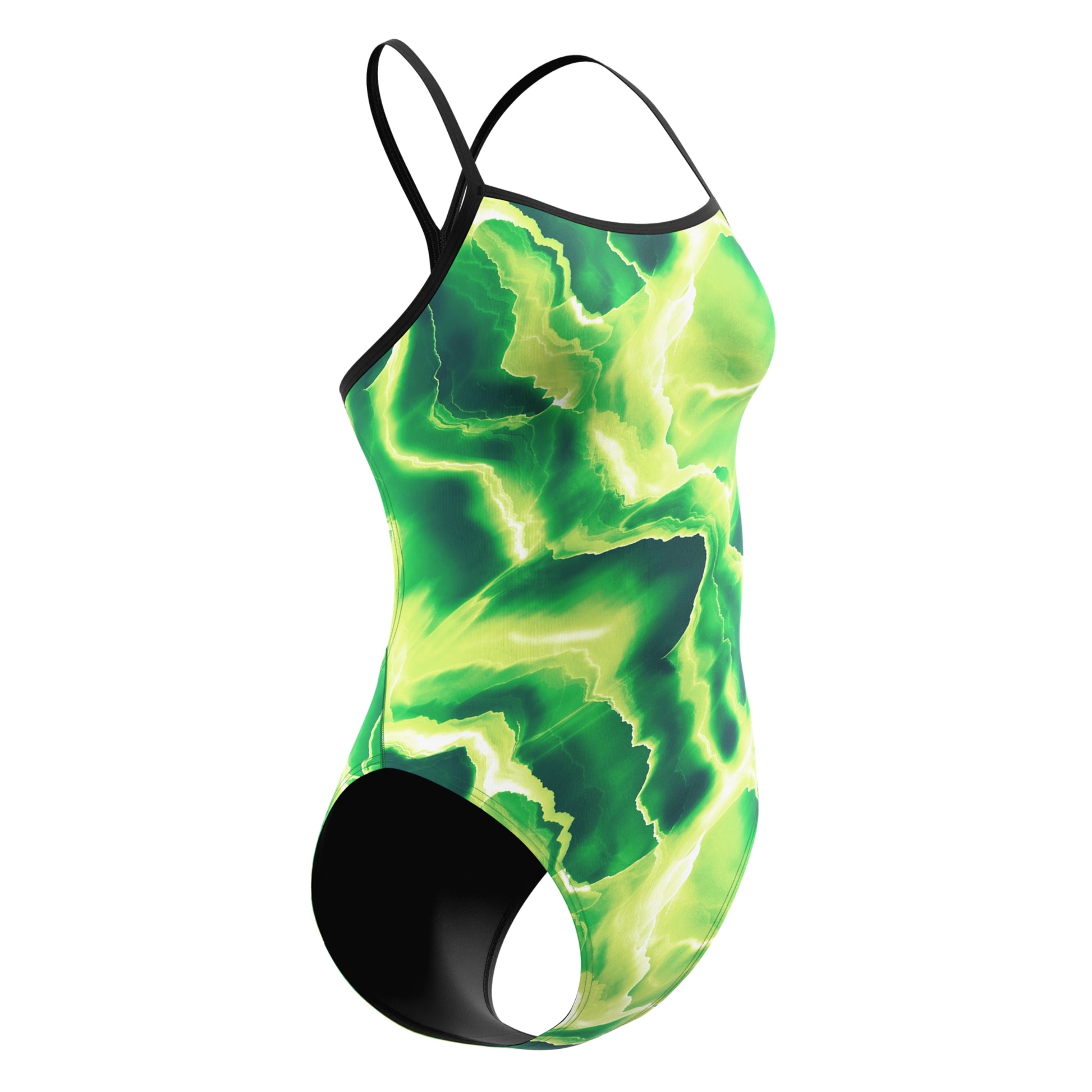 Speedo Women's Team Lightning V-Back One Piece Swimsuit  One Piece Swimsuits  Speedo
