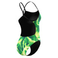 Speedo Women's Team Lightning V-Back One Piece Swimsuit  One Piece Swimsuits  Speedo