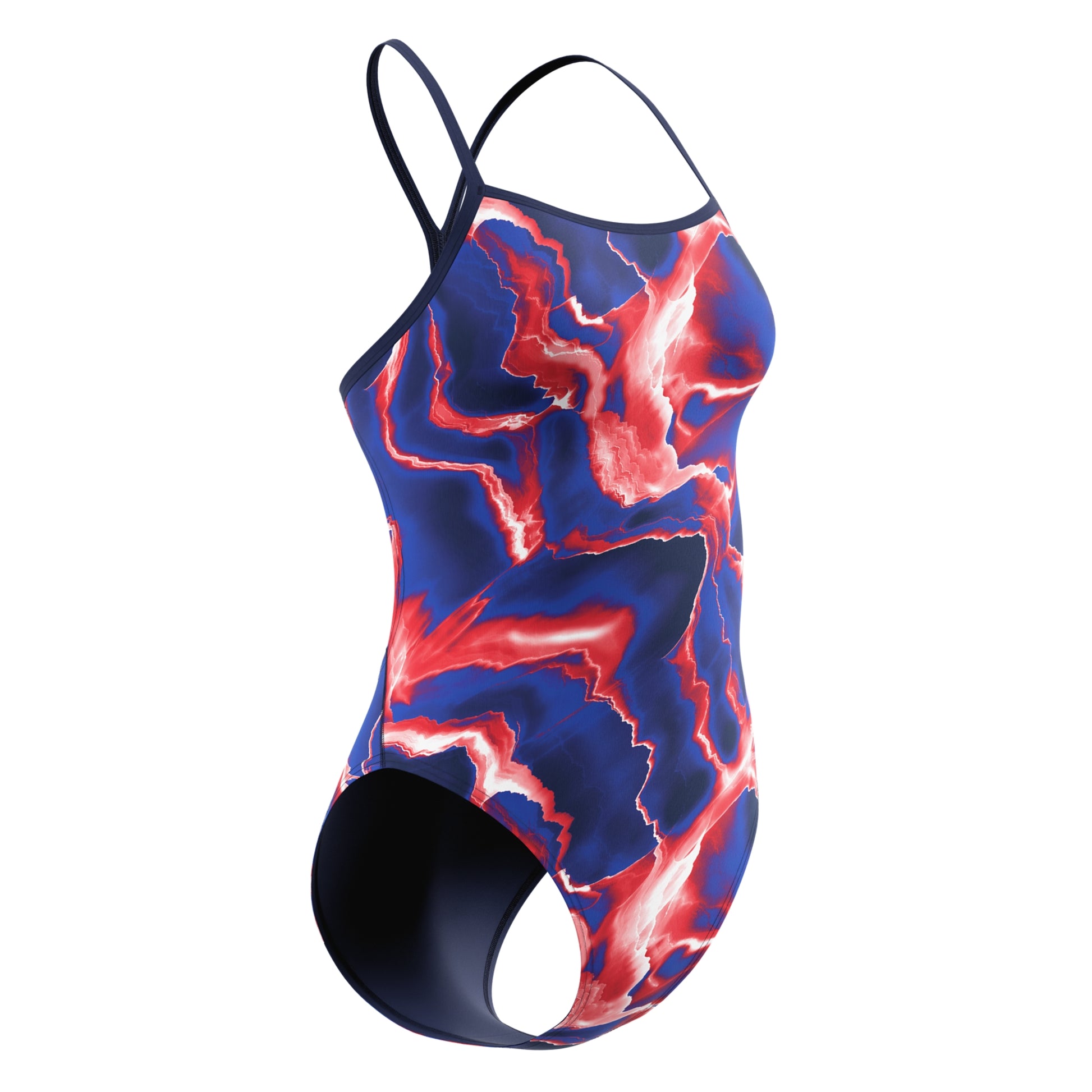 Speedo Women's Team Lightning V-Back One Piece Swimsuit  One Piece Swimsuits  Speedo