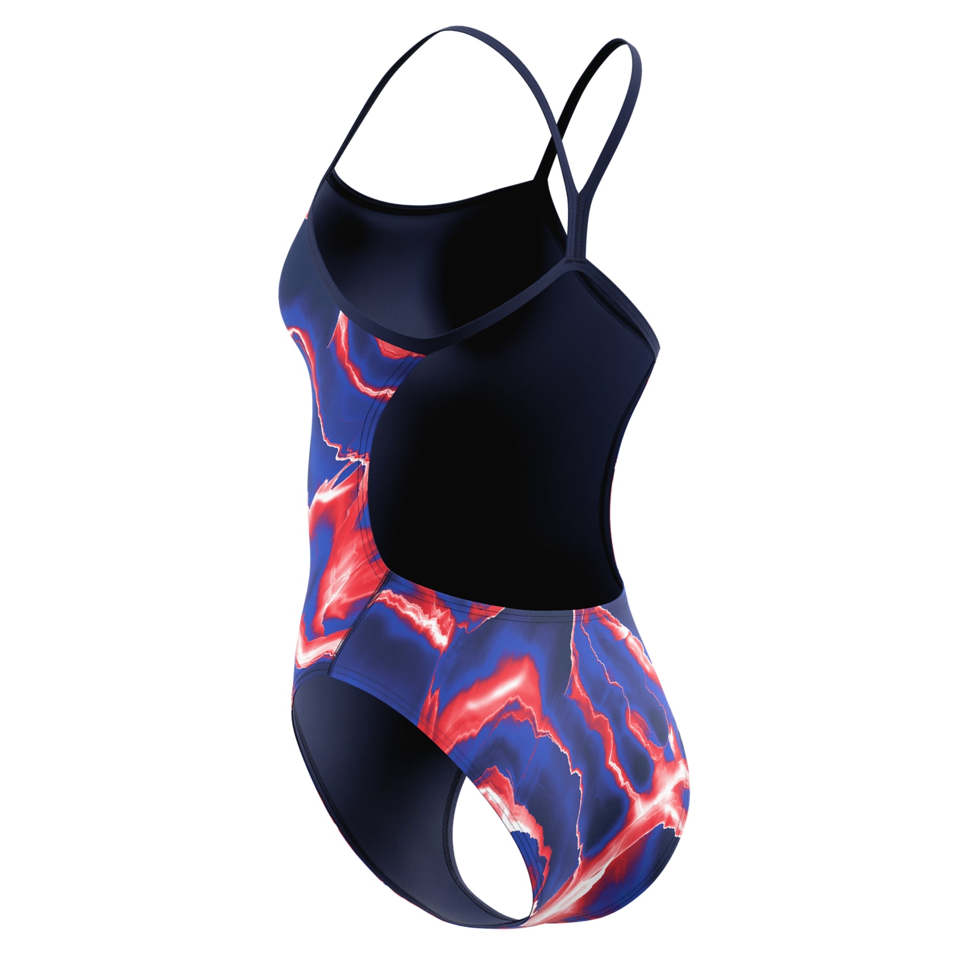 Speedo Women's Team Lightning V-Back One Piece Swimsuit  One Piece Swimsuits  Speedo