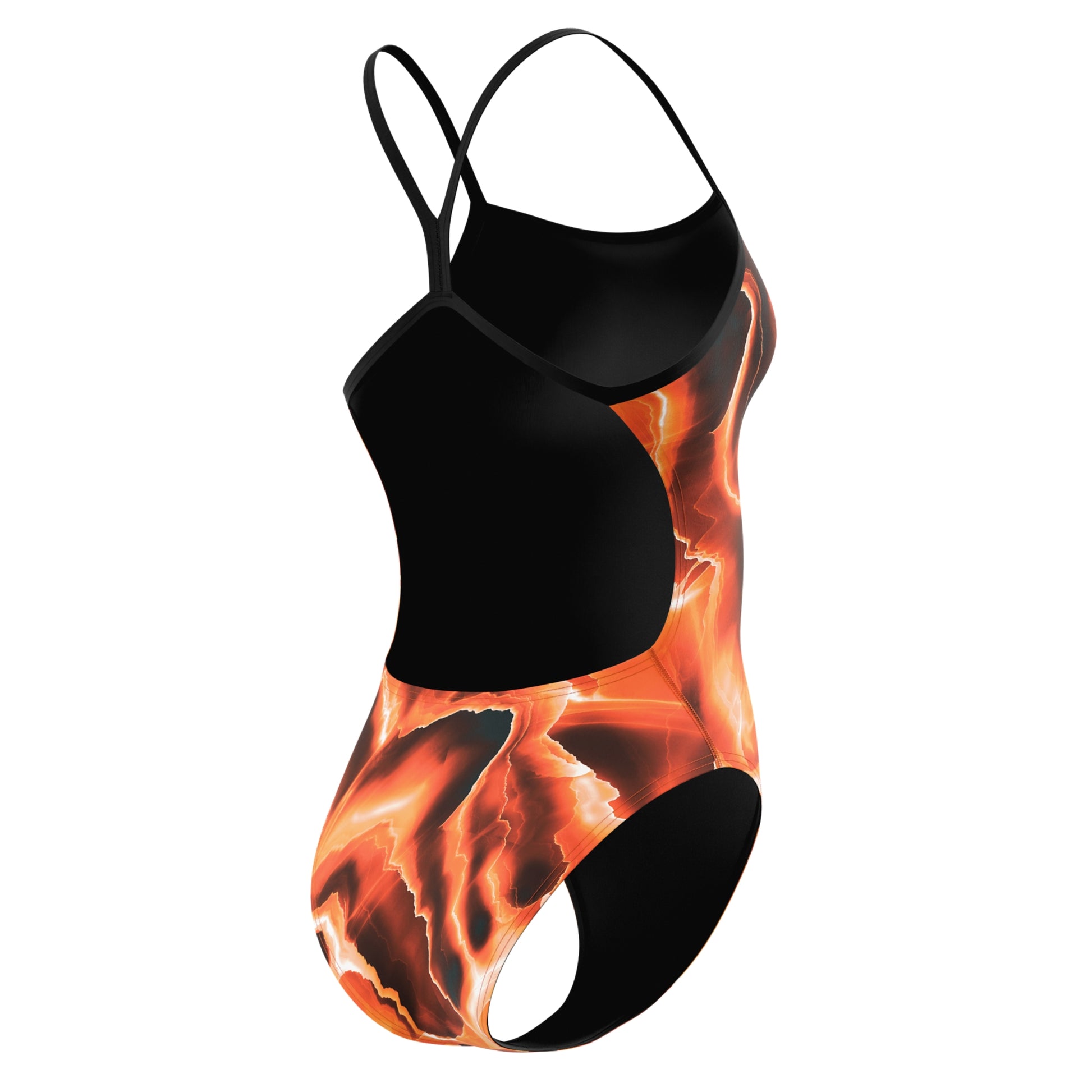 Speedo Women's Team Lightning V-Back One Piece Swimsuit  One Piece Swimsuits  Speedo