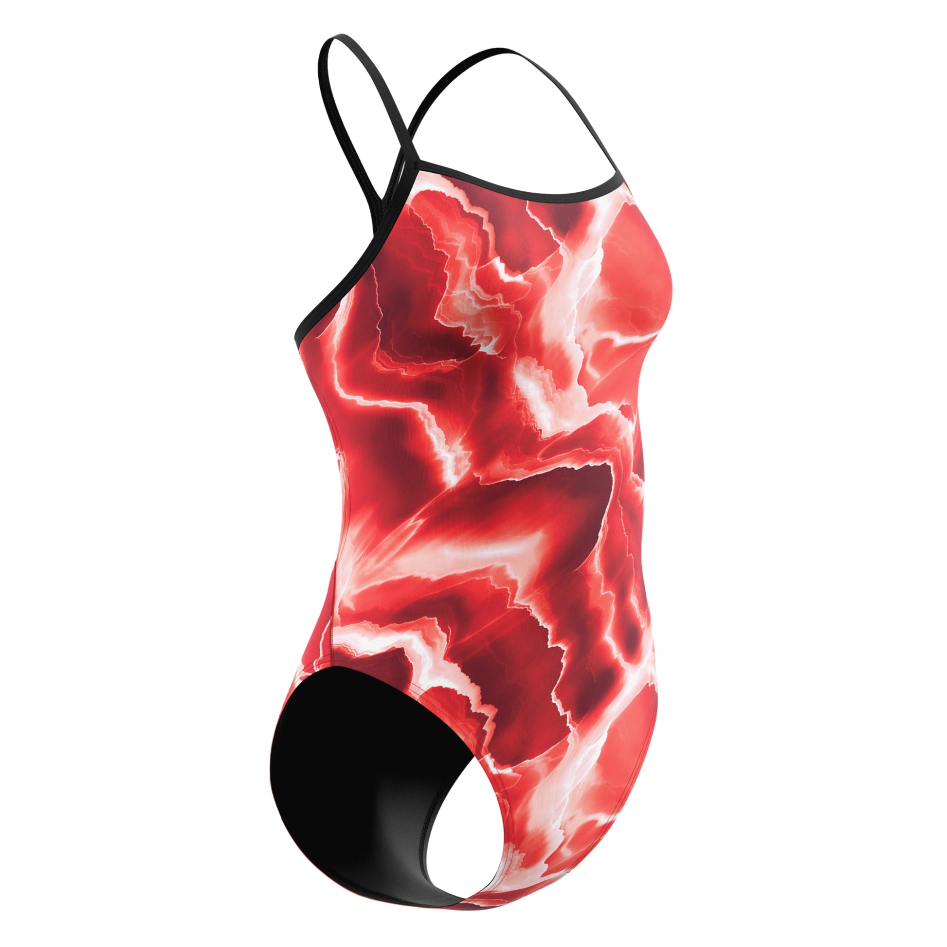 Speedo Women's Team Lightning V-Back One Piece Swimsuit  One Piece Swimsuits  Speedo
