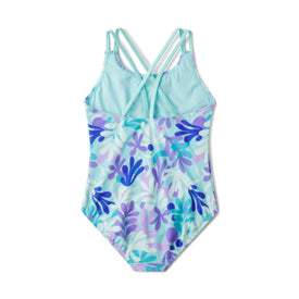 Speedo Print Shimmer Strap One Piece  Girls Swimwear  Speedo