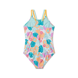 Speedo Girls Print Strappy One Piece Swimsuit  Girls One Piece  Speedo