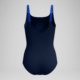 Speedo Women's Banded Colorblock One Piece Swimsuit