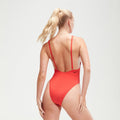 Speedo Convertible Strap Solid One Piece  One Piece Swimsuits  Speedo