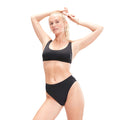 Speedo Women's Solid High Waist Bottom  Two Piece Bottoms  Speedo