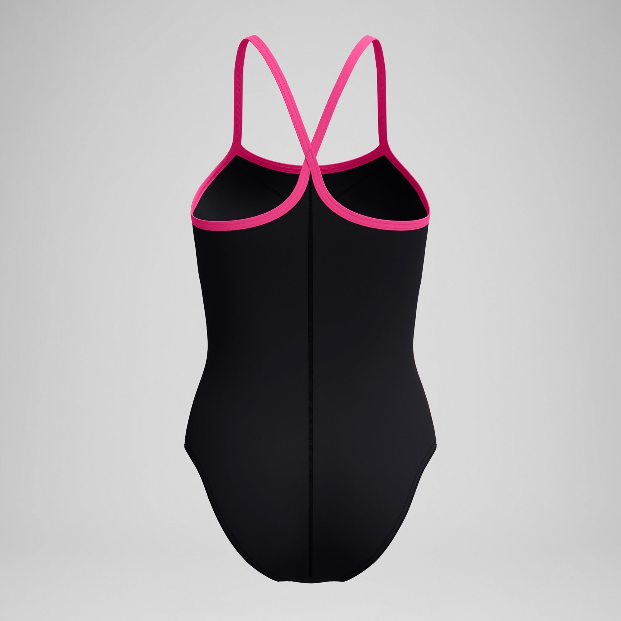Speedo Women's Solid Closed Back Hydro Bra One Piece Swimsuit