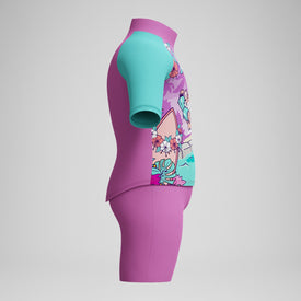 Speedo Girls Learn To Swim Sun Protection Top & Short  Girls One Piece  Speedo