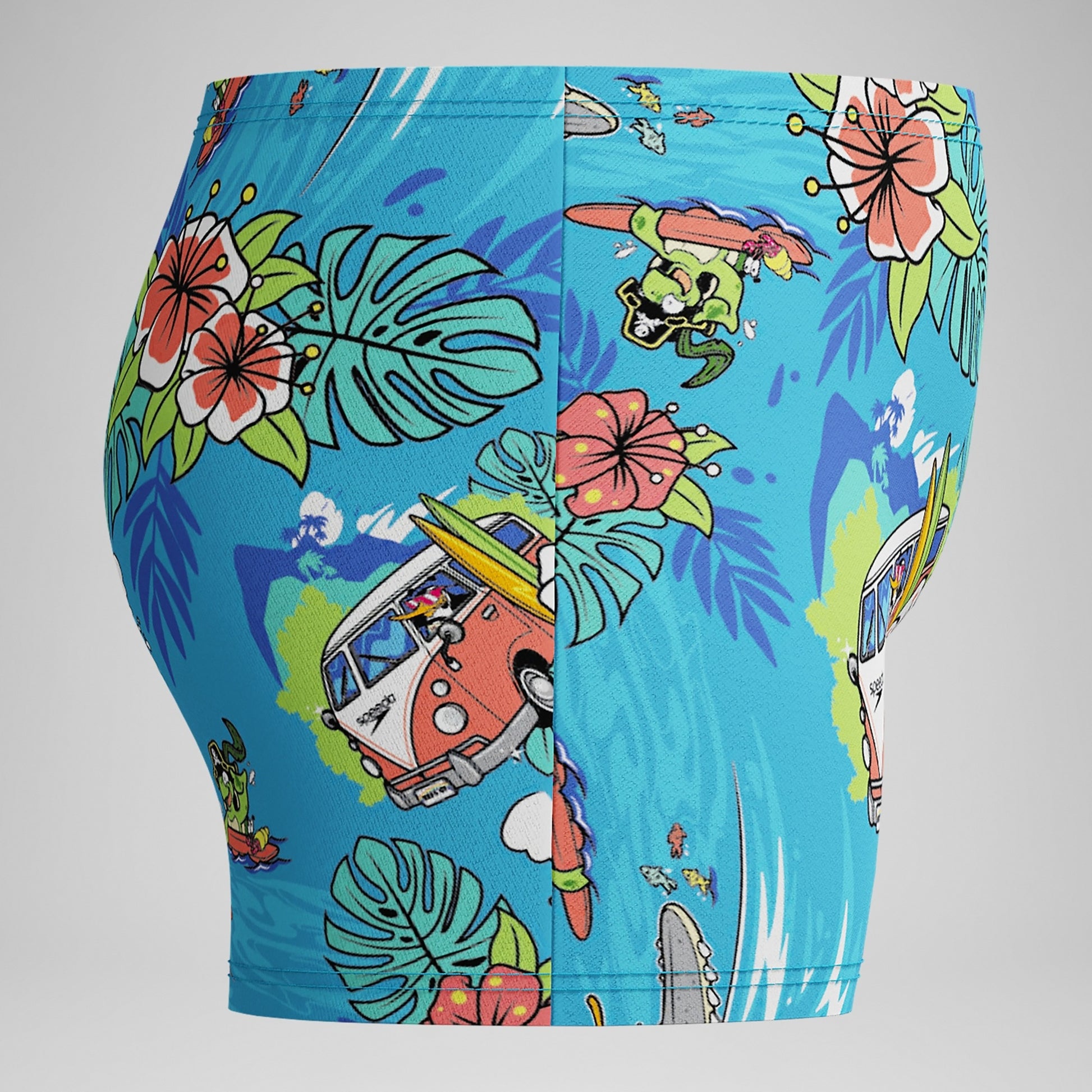 Speedo Boys Learn To Swim Digital Allover Aquashort  Boys Swim Brief  Speedo