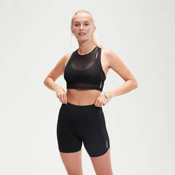 Speedo Women's Flu3nte 6" Fitted Swim Short  Shorts  Speedo