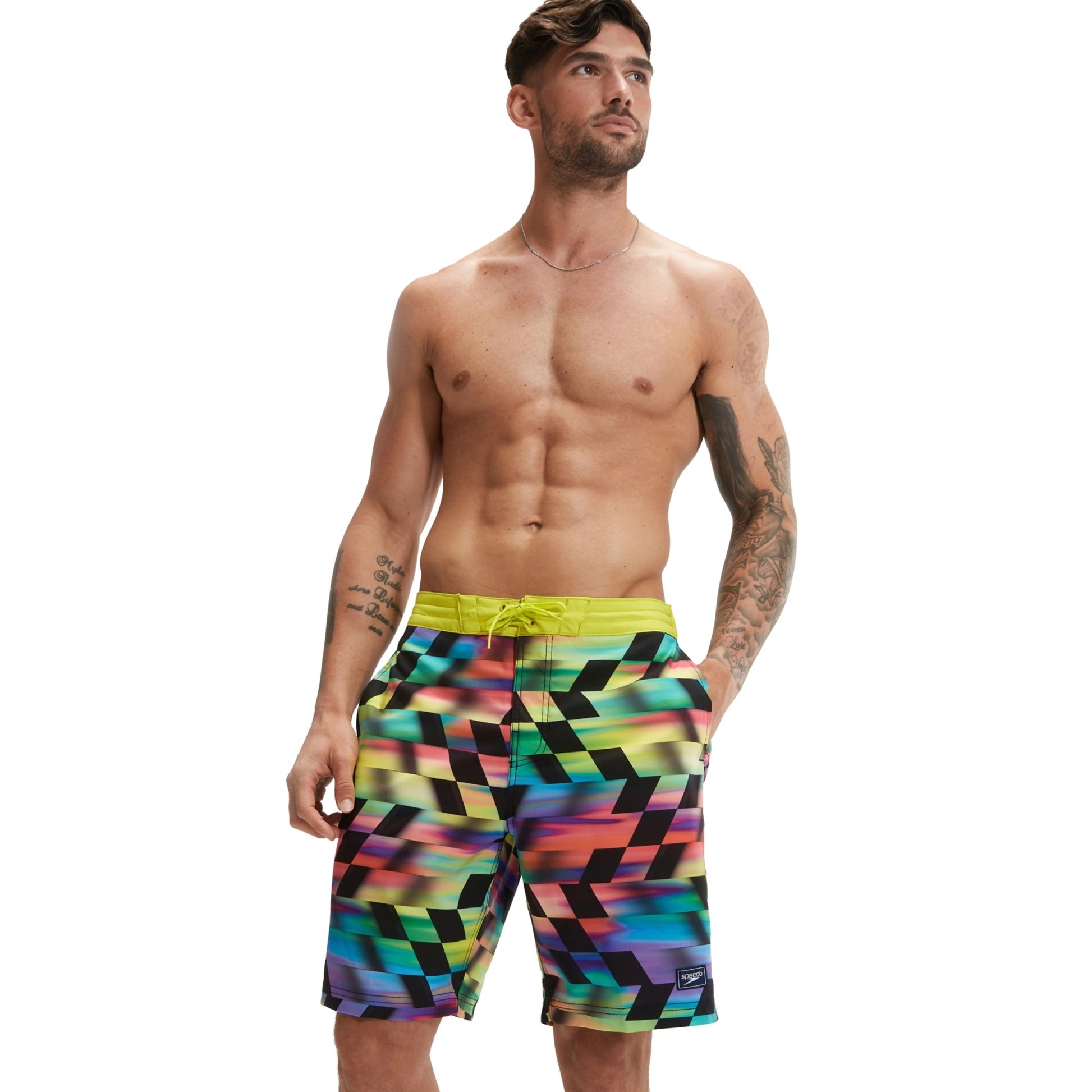 Speedo Men's 20 Inch Print Bondi Basin Boardshort  Boardshorts  Speedo