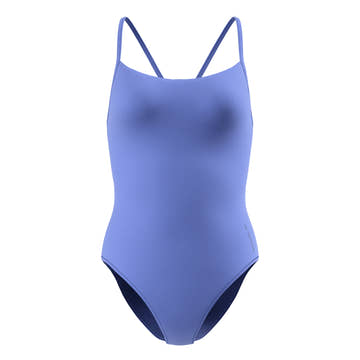 Speedo Women's Solid Racerback One Piece Swimsuit  One Piece Swimsuits  Speedo