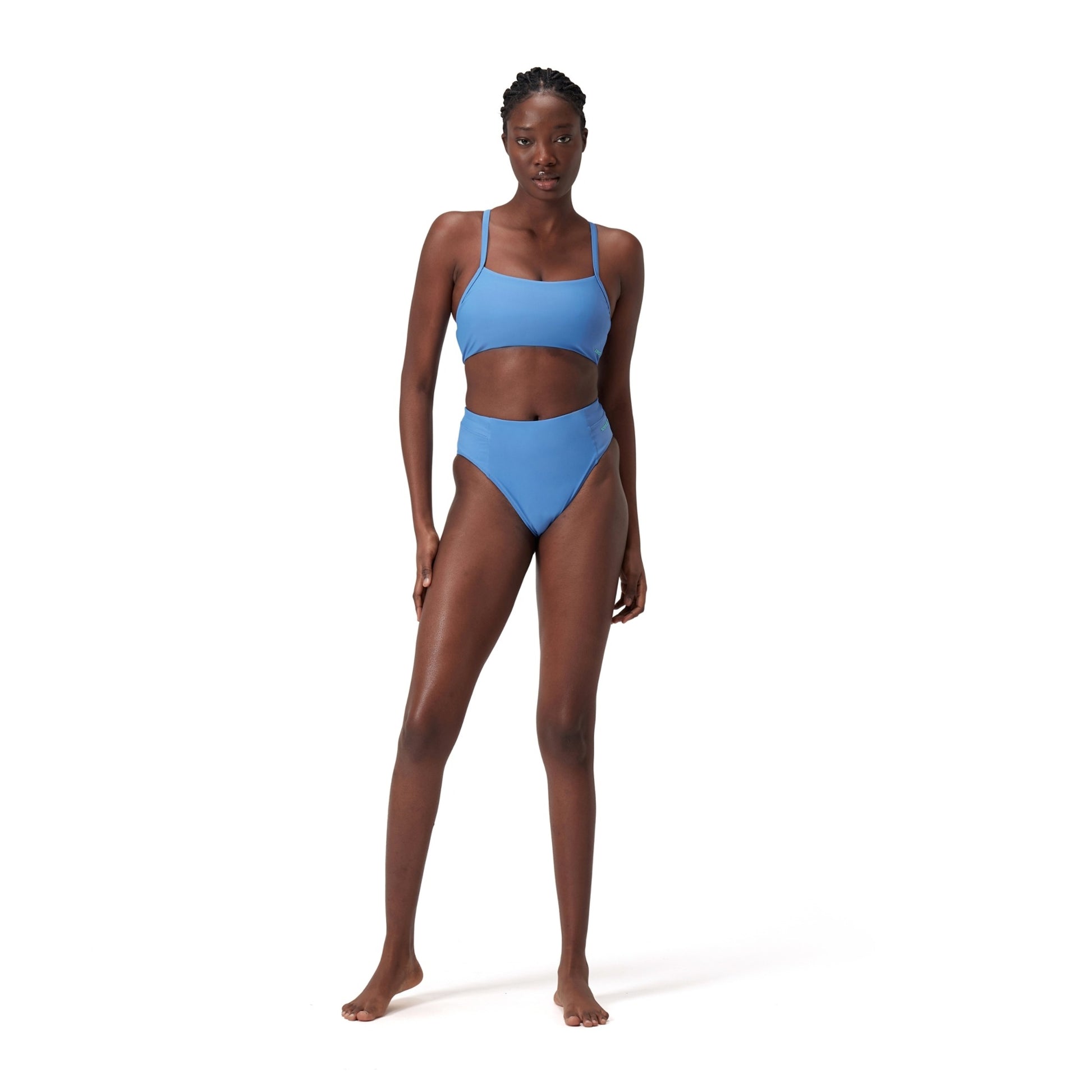 Speedo Women's High Waist Bottom Solid  Two Piece Bottoms  Speedo