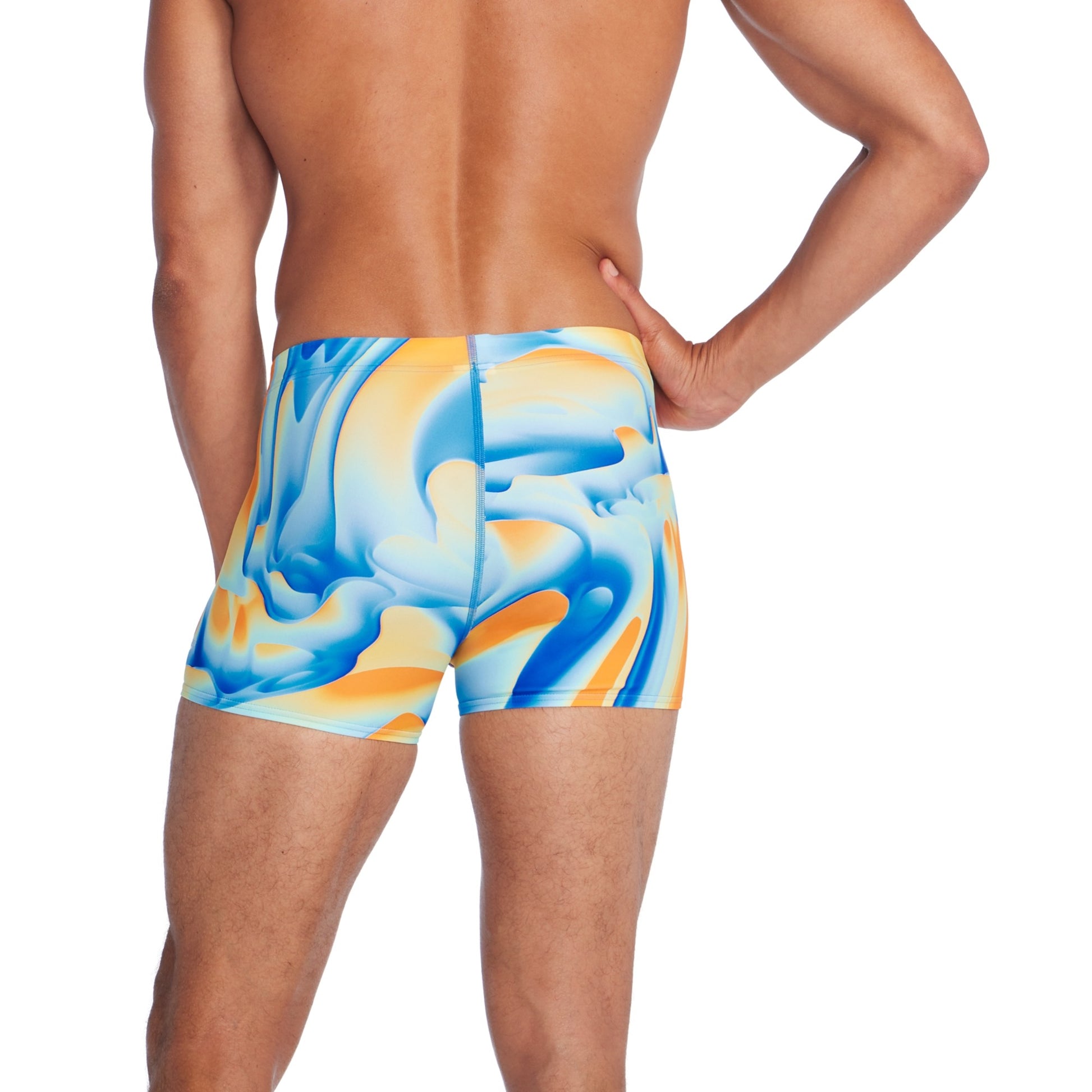 Speedo Men's Beachstar Print Square Leg Swim Bottoms  Men's Square-Leg Swimsuits  Speedo