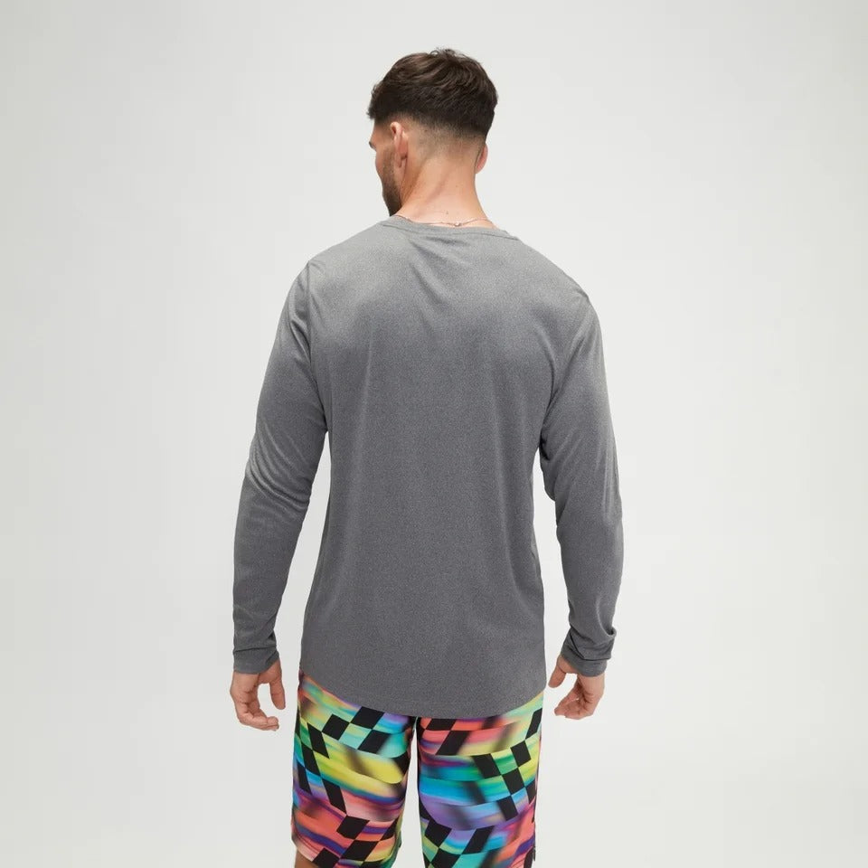 Speedo Men's Long Sleeve Graphic Swim Rashguard Shirt  Long Sleeve Rash Guard  Speedo