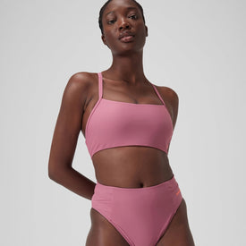 Speedo Women's Solid Racerback Crop Top  Crop Top  Speedo