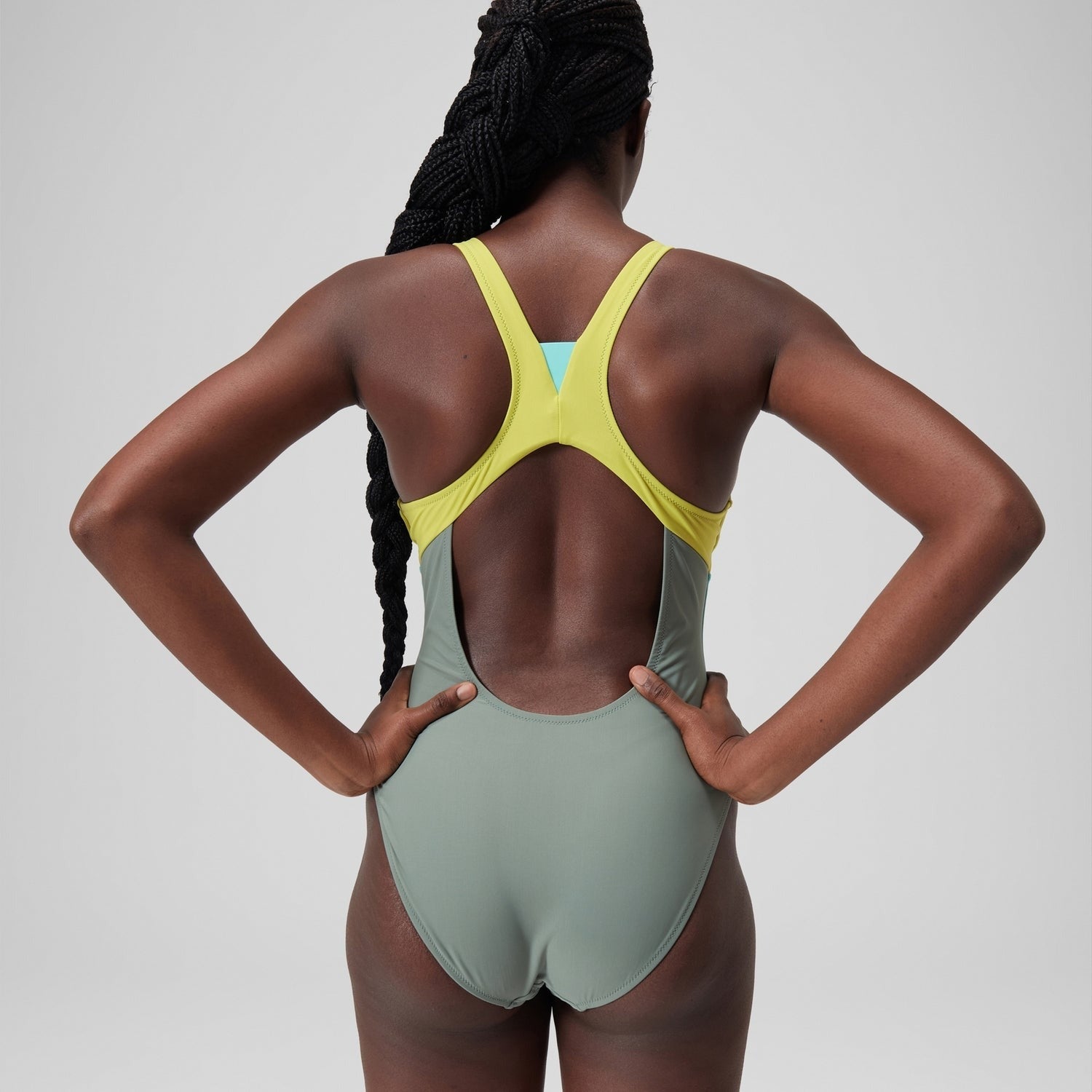 Speedo Zip Colorblock One Piece Swimsuit | Swim2000