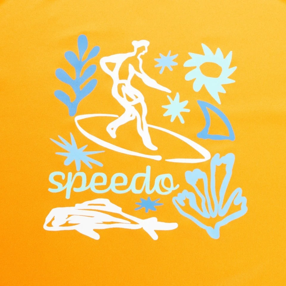 Speedo Boy's Graphic Long Sleeve Swim Shirt  Kids Swimwear  Speedo