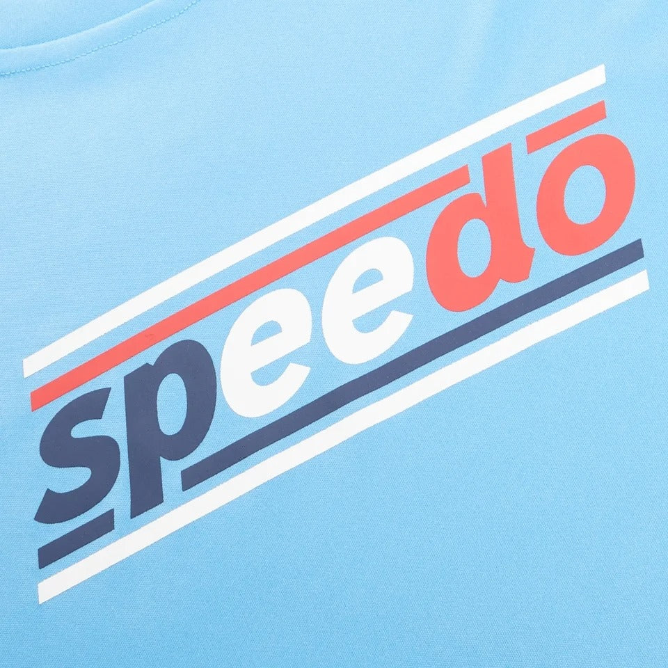 Speedo Boy's Graphic Long Sleeve Swim Shirt  Kids Swimwear  Speedo