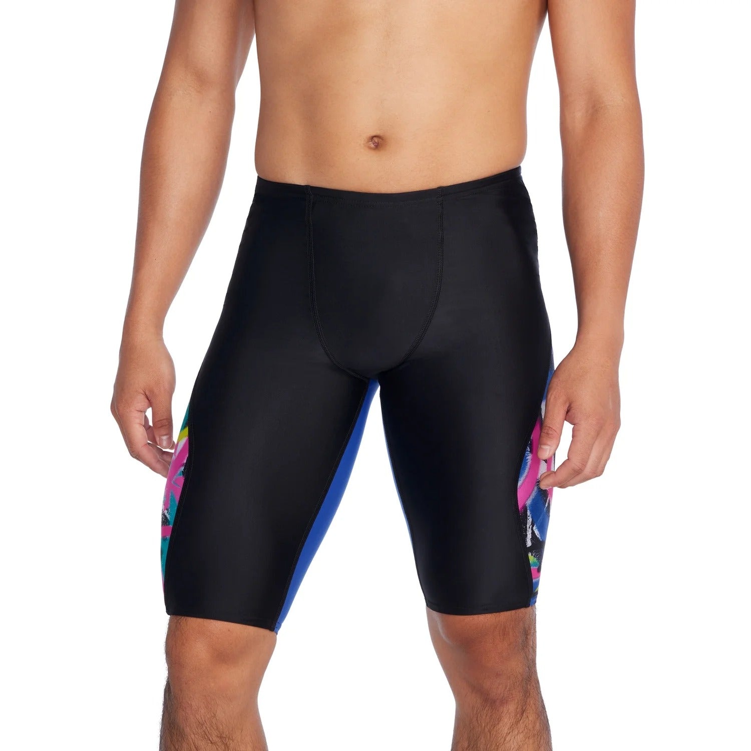 Speedo Printed Splice Jammer  Swim Jammers  Speedo