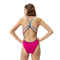 Speedo Women's Solid Double Strap One Piece Swimsuit  One Piece Swimsuits  Speedo