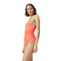 Speedo Women's Solid Double Strap One Piece Swimsuit  One Piece Swimsuits  Speedo