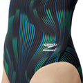 Speedo Space Train Flyback One Piece Swimsuit  Swim Team Prints  Speedo