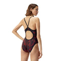 Speedo Space Train Flyback One Piece Swimsuit  Swim Team Prints  Speedo