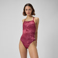 Speedo Women’s Lunar Storm Crossback One-Piece Swimsuit  Competition Swimsuits  Speedo
