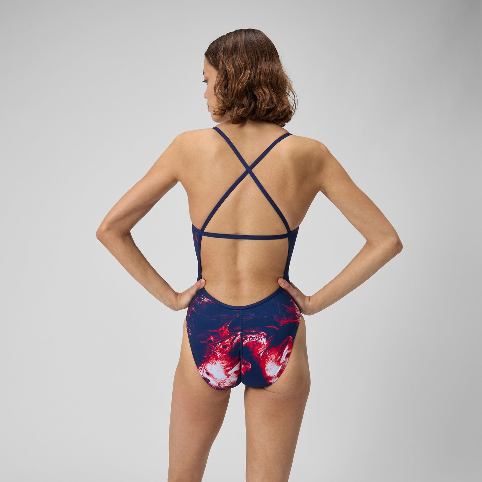 Speedo Women’s Lunar Storm Crossback One-Piece Swimsuit  Competition Swimsuits  Speedo