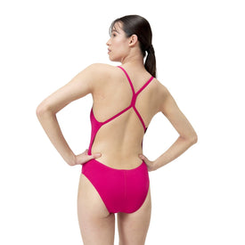 Speedo Women's Solid One Back One Piece Swimsuit  One Piece Swimsuits  Speedo