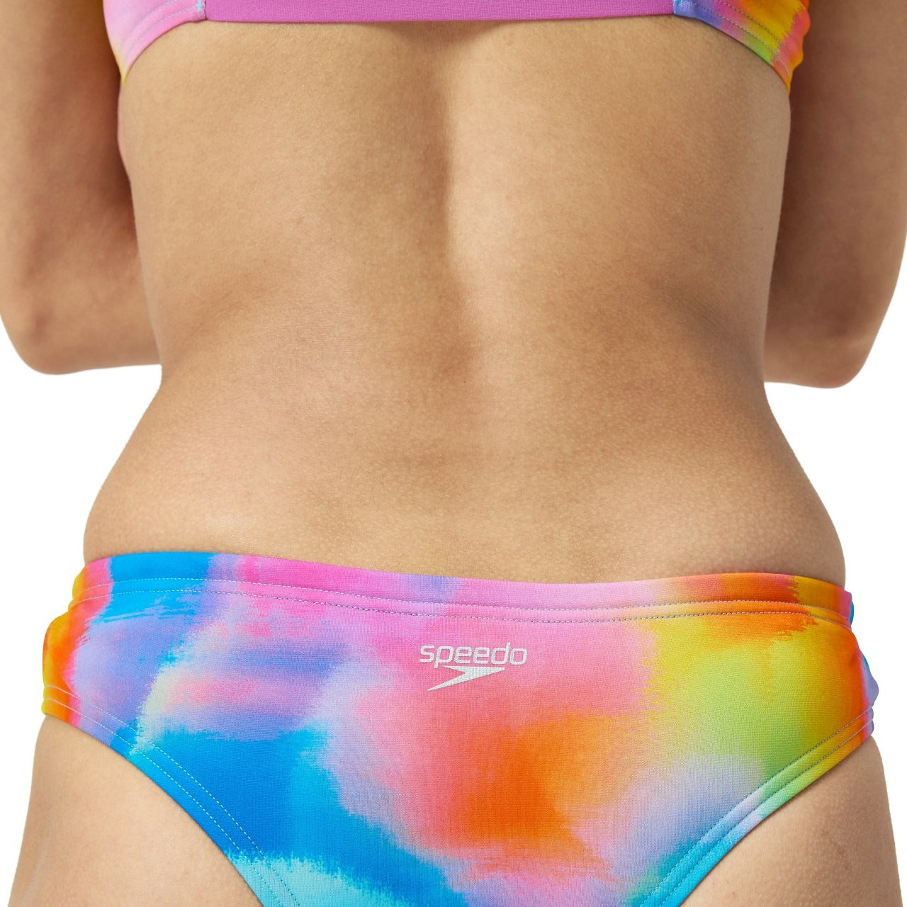 Speedo Women's Printed Cheeky Hipster Bikini Bottom  Bikini Bottom  Speedo