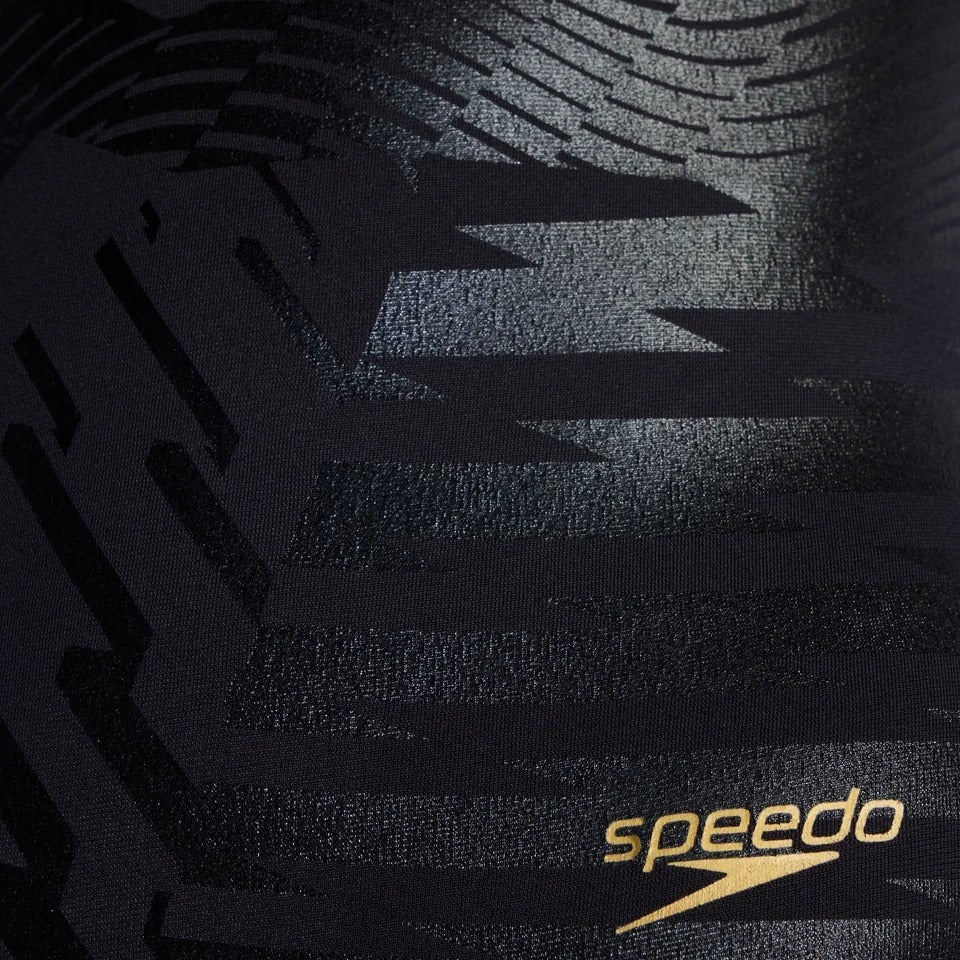 Speedo Women's Printed Tri Back One Piece Swimsuit  One Piece Swimsuits  Speedo