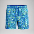 Speedo Swim Shorts Men's Print Redondo Edge Volley 16 Inch  Men's Volley Short  Speedo
