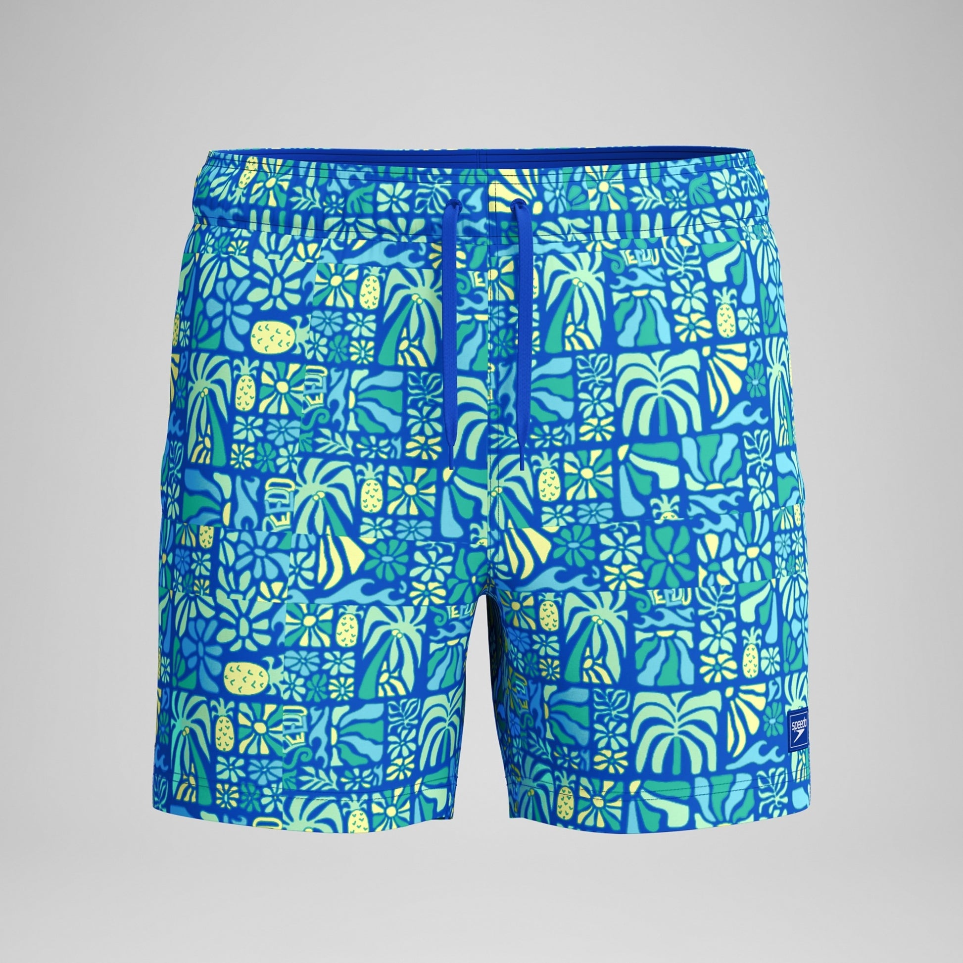 Speedo Swim Shorts Men's Print Redondo Edge Volley 16 Inch  Men's Volley Short  Speedo