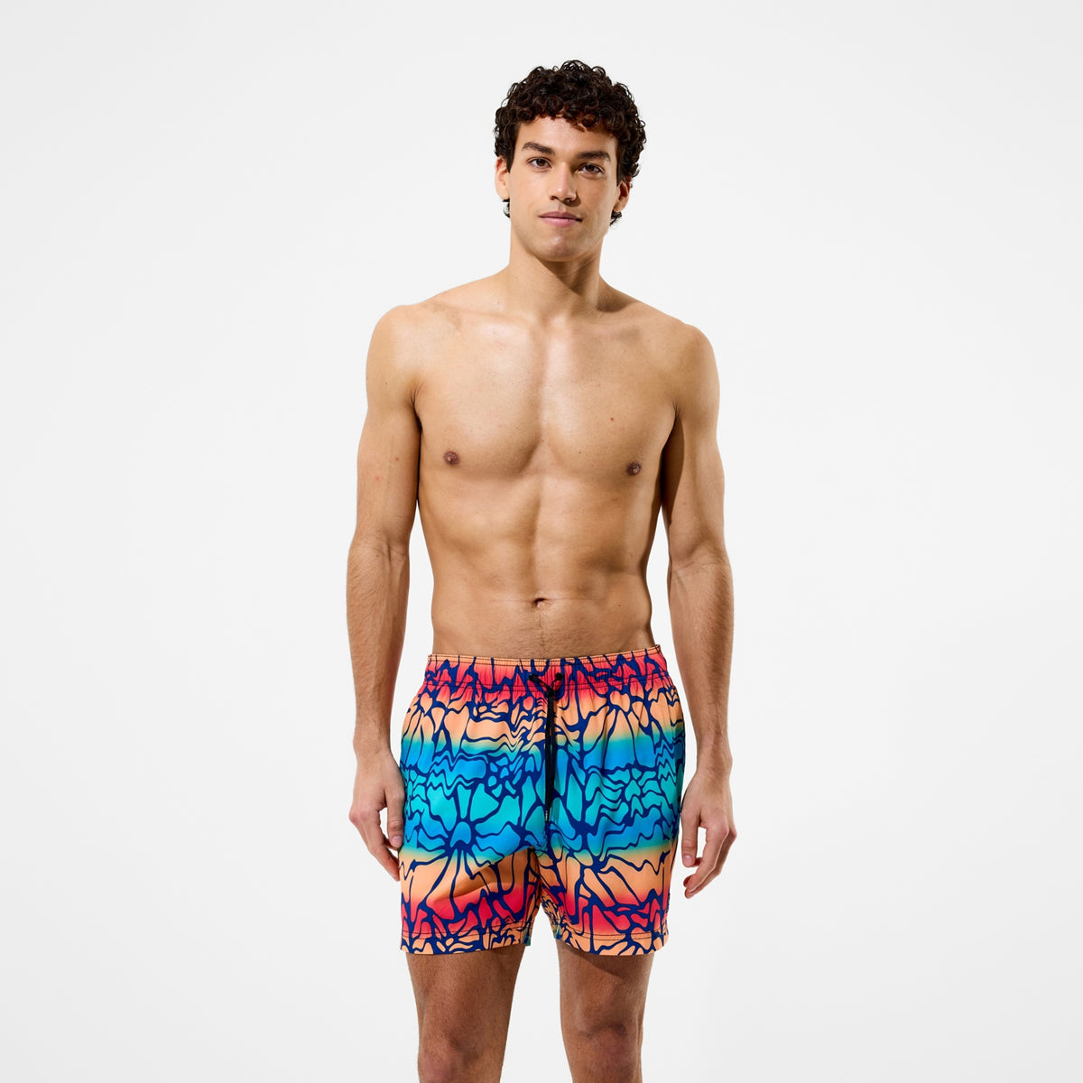 Speedo Swim Shorts Men's Print Redondo Edge Volley 16 Inch  Men's Volley Short  Speedo