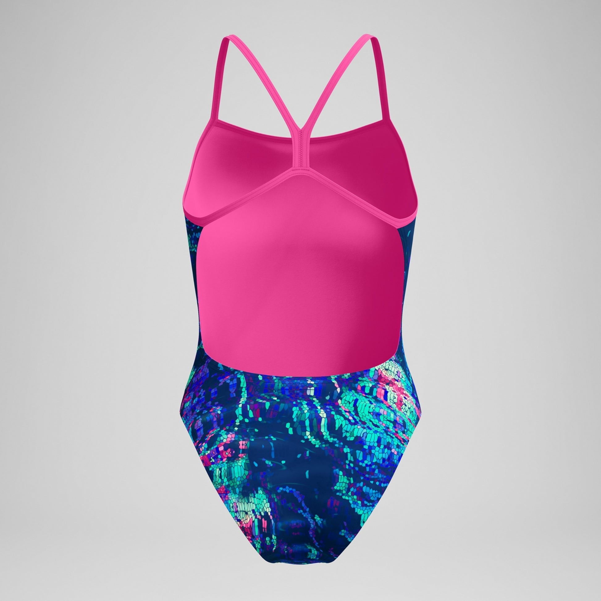 Speedo Women's Swimsuit Printed V-Back One Piece  One Piece Swimsuits  Speedo