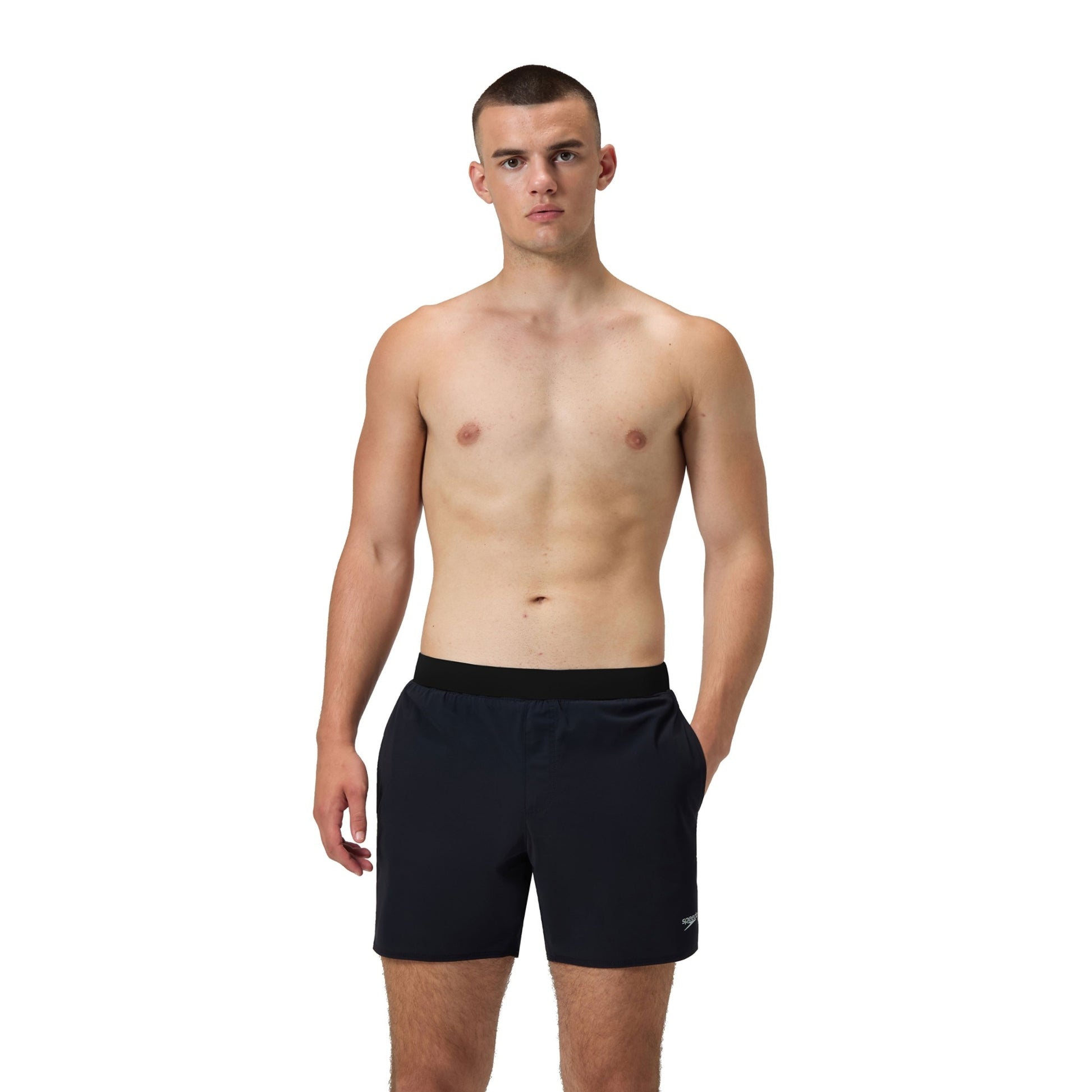 Speedo Men's The Lookout 16 Inch Solid Volley Short  Men's Volley Short  Speedo