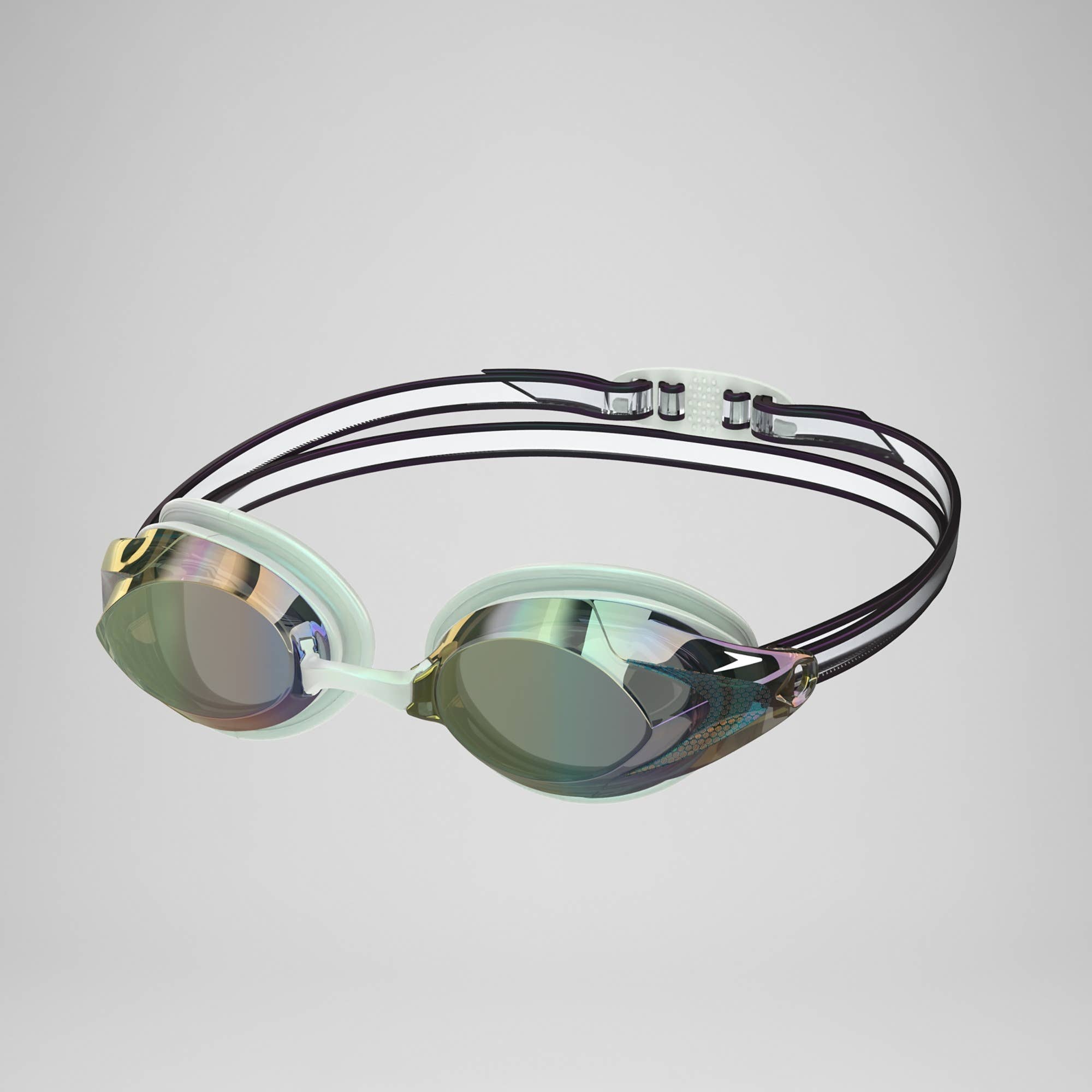 Speedo Adult Vanquisher 3.0 Mirrored LTD Goggles Green/Gray - One Size