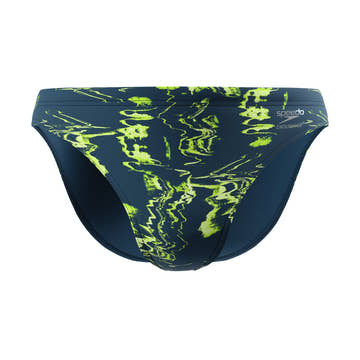 Speedo Men's Printed Brief Swimsuit