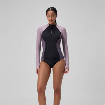 Speedo Women's Long Sleeve Rashguard  Long Sleeve Rash Guard  Speedo