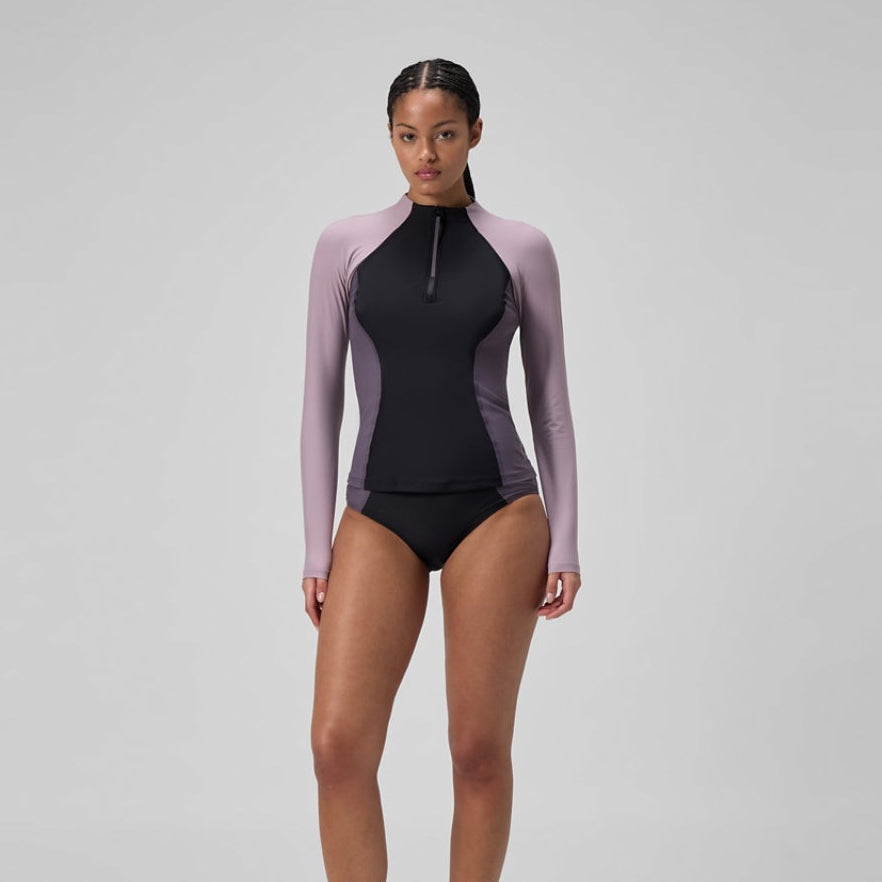 Speedo Women's Long Sleeve Rashguard  Long Sleeve Rash Guard  Speedo